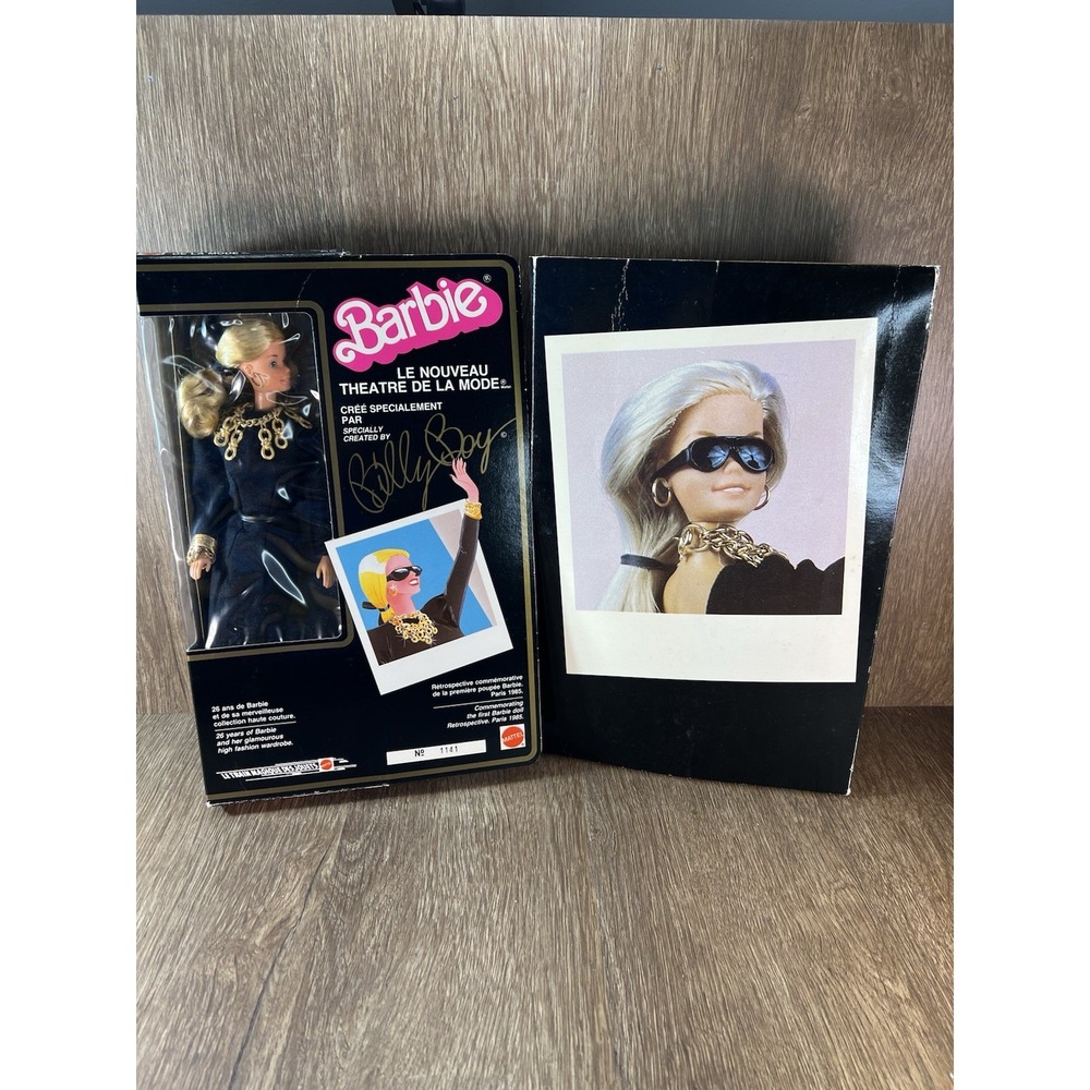 Vintage Barbie Doll Billy Boy '85 AUTOGRAPHED Nouveau Theatre De La Mode NRFB